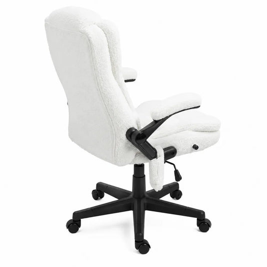 Chaise de bureau en laine avec base en nylon